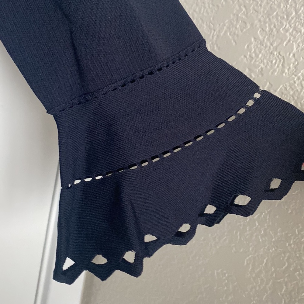 Dark Blue Ted Baker Yazmiin Long Sleeve Dress Size 2 & 4 (6 & 10) NWT - Picture 5 of 11